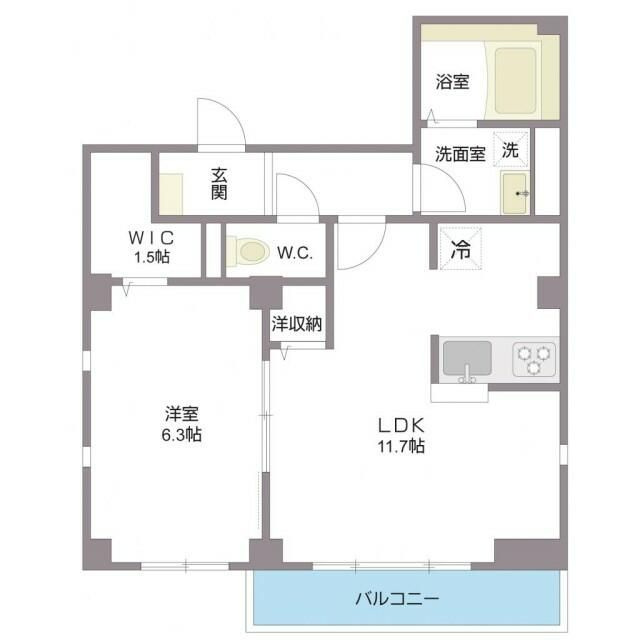 Ｐａｔｒｉｍｏｉｎｅ　ｄｅ　Ａ　パトリモワーヌ　ドゥ　エーの間取り