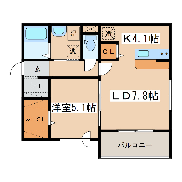 築志（ツクシ）の間取り
