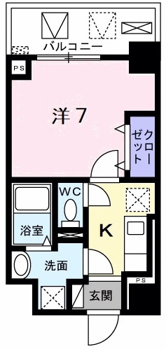 フリーデ明石駅前の間取り