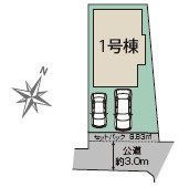 仲介手数料不要　ブルーミングガーデン東区長嶺東4丁目2期【託麻南小・長嶺中】の区画図