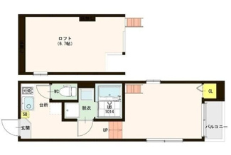 【間取り】 | Ｌｉｎｋｓ　五反野 | 間取りです。