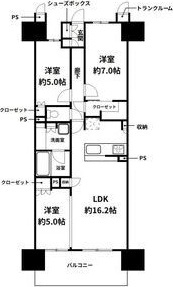 セントアイナ藤が丘 ヴァロ棟の間取り