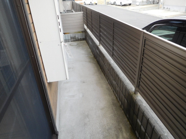 ソレイユ東阿保のバルコニー