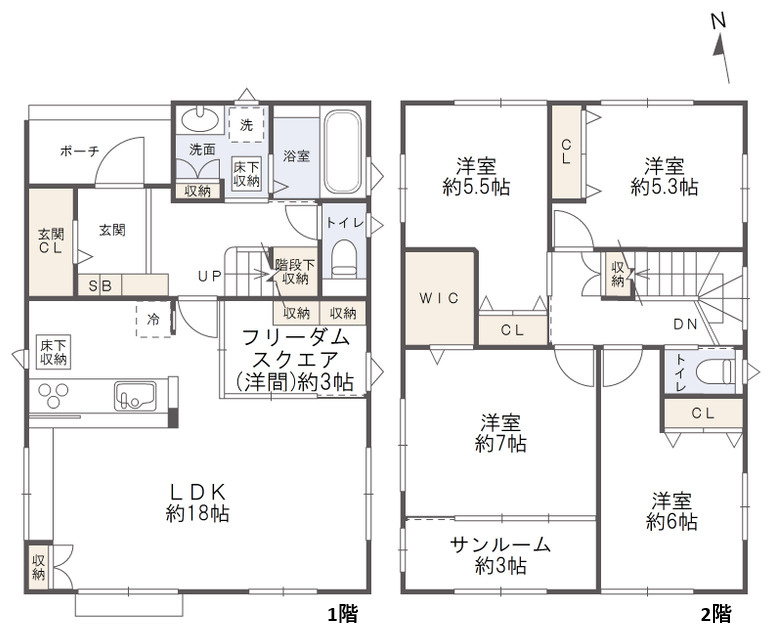 カーサ・ヴェルディ新築戸建て亀山４丁目No.8B-1