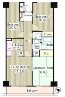 【間取り】 | 田園調布スカイライトマンション