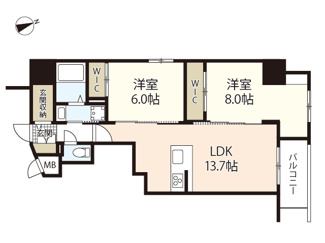 【間取り】 | S-RESIDENCE富士見町aglitter