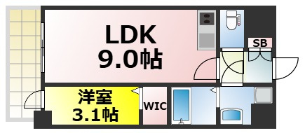 【間取り】 | エスグランデ難波グランツ 仲介手数料無料