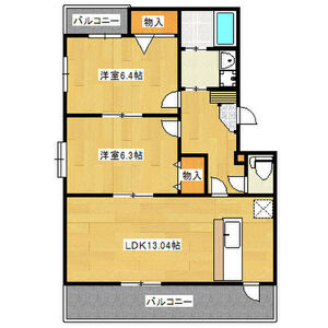 シンシア出川の間取り