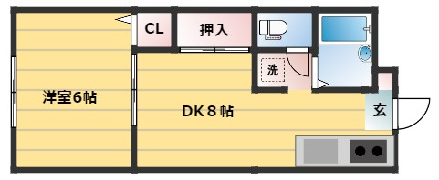 【間取り】 | ハイツプリズムC