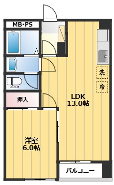 小川昭和ビルの間取り