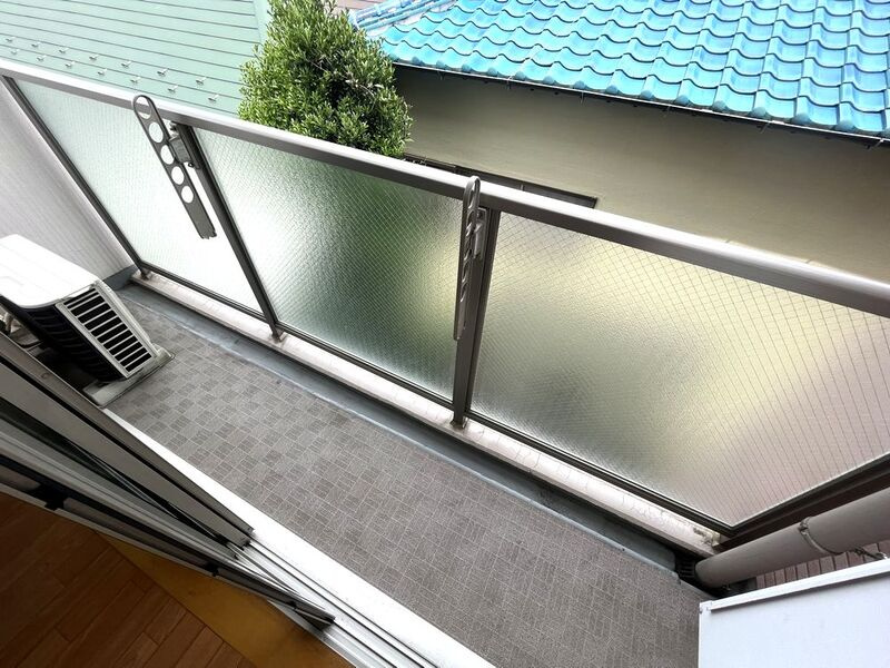 クレストガーデン柏壱番館のバルコニー