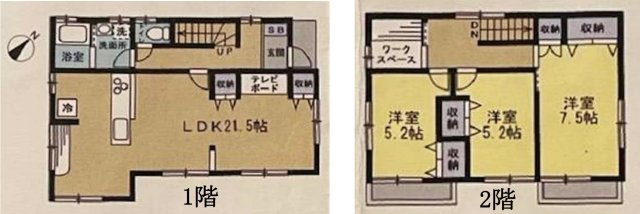 【間取り】 | 川越市南田島　中古戸建