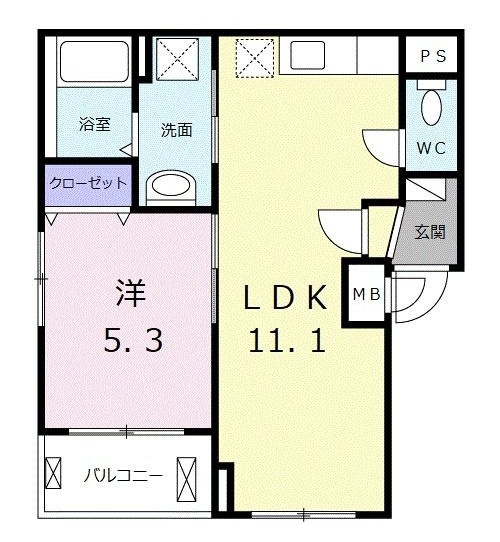 サンライフ文京の間取り|間取りです。