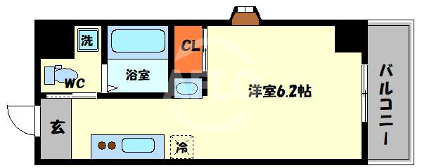 JJコート市岡の間取り|JJコート市岡　間取り