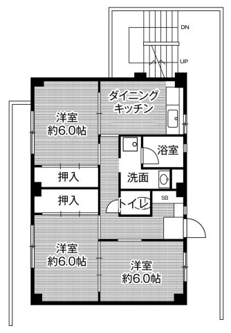 【間取り】 | ビレッジハウス津