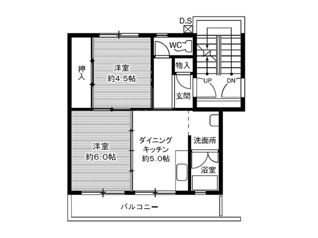 【間取り】 | ビレッジハウス笹川