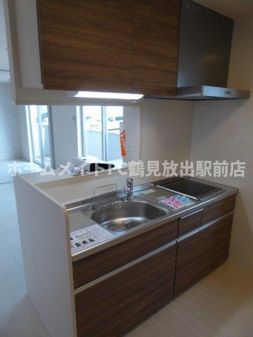 東大阪市楠根１丁目のアパートのキッチン