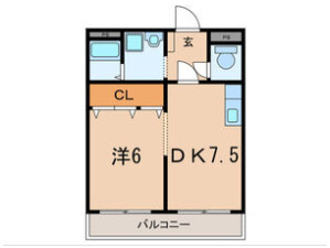 トリイハイツA棟の間取り
