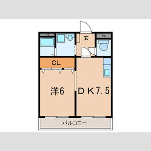 トリイハイツA棟の間取り