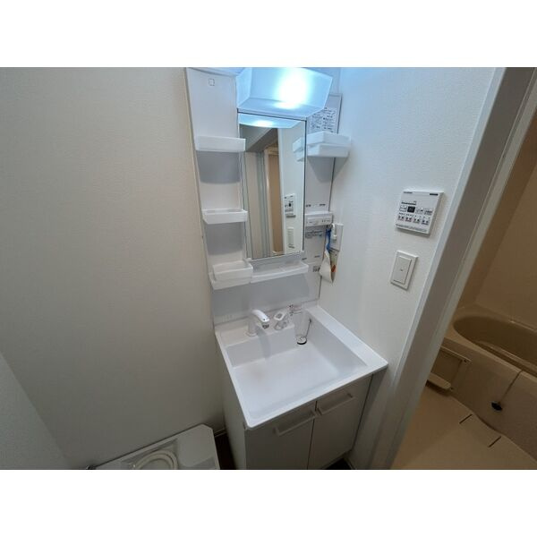 ジーメゾン小栗栖クレフィエの独立洗面台