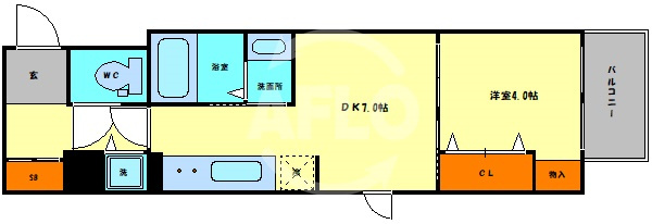 S-FORT都島内代の間取り|S-FORT都島内代(エスフォートミヤコジマウチンダイ)　間取り