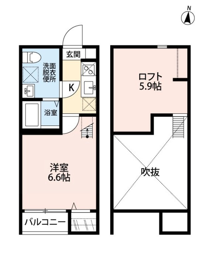 HORIZON Ⅲ仲介手数料（賃料の1.10ヵ月）の50％OFF対象物件！の間取り