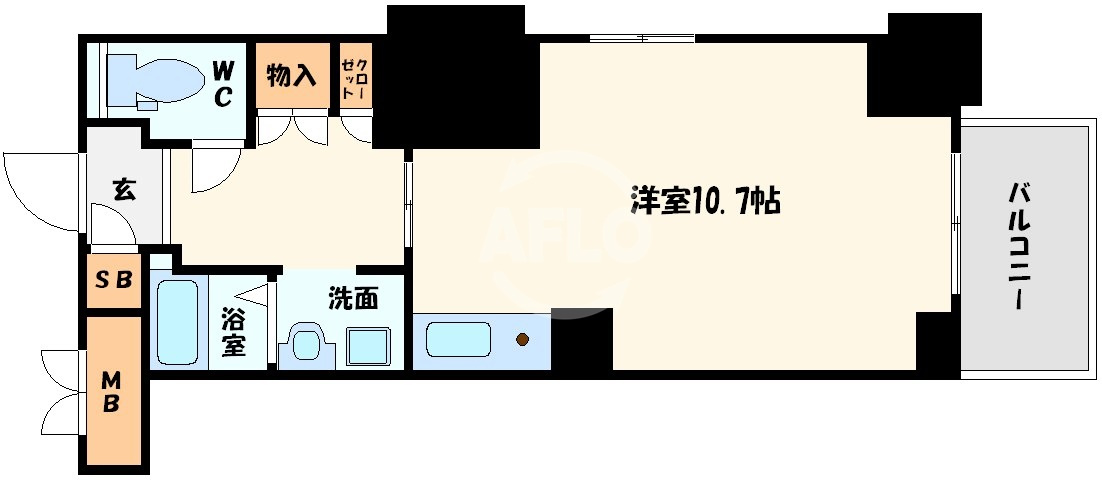 エルヴェ東天満　堀川小学校区の間取り|エルヴェ東天満　間取り