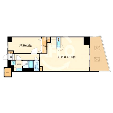 セレッソコート上本町EASTの間取り|セレッソコート上本町ＥＡＳＴ　間取り