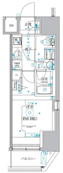【間取り】 | クオリタス品川南 | 間取り図
