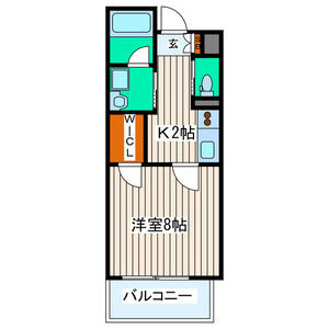 ヴィアーレ勾当台Ⅱの間取り
