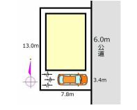 久喜市北青柳　中古一戸建ての区画図|全1棟