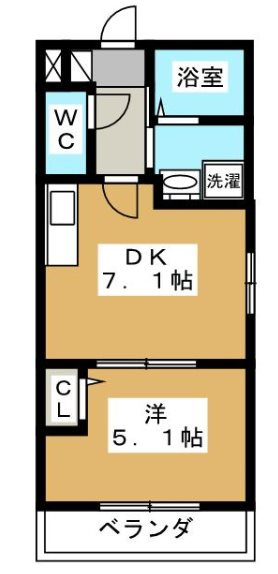 サクシード両替町の間取り