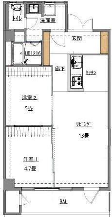 R-BLDG02の間取り