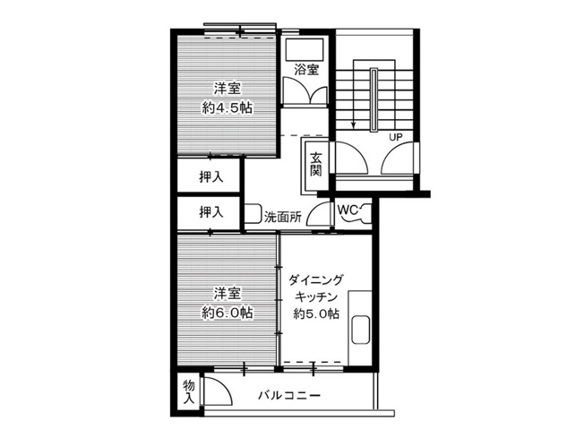 【間取り】 | ビレッジハウス笹川