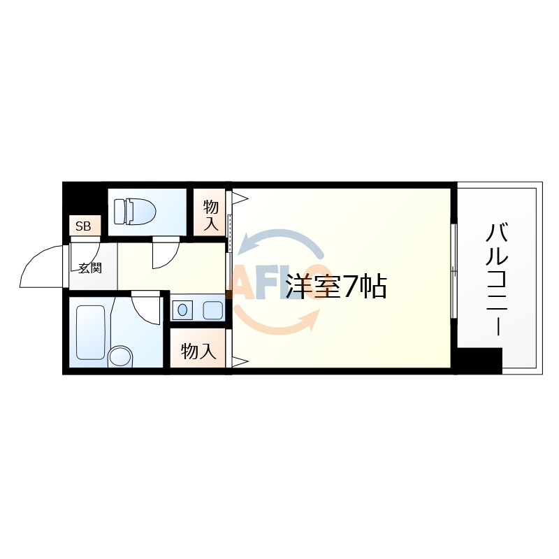 ルシェル福島の間取り|ルシェル福島　間取り