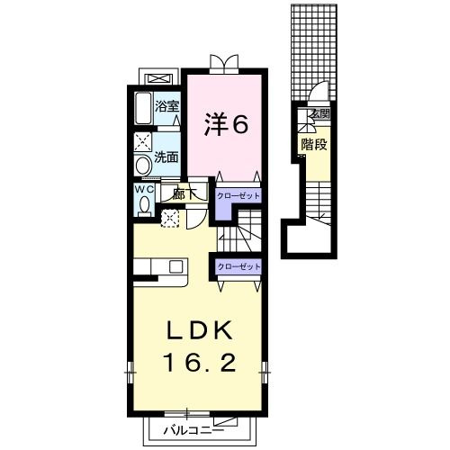 カーサ大高の間取り