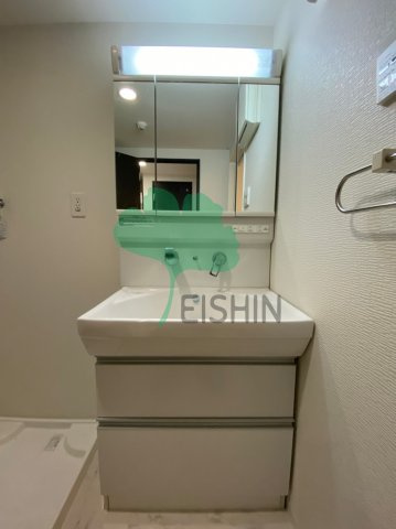 サンラルーチェ博多南の洗面所|シンプルで使いやすい洗面台です！
