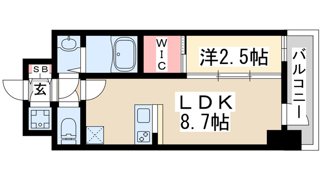 【間取り】 | セレニテ新大阪グランデミリュー