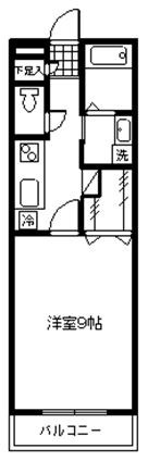 府中市朝日町１丁目の賃貸マンションの間取り