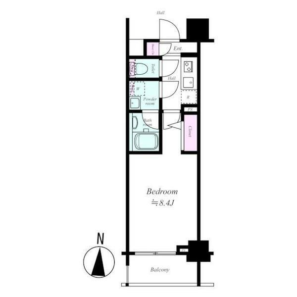 メインステージ菊川Ⅱの間取り