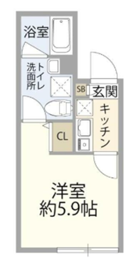 プティレスト平和島の間取り|間取り