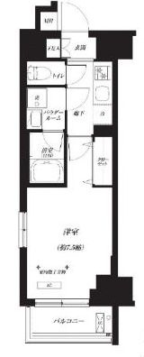 プライマル巣鴨の間取り|間取りです。