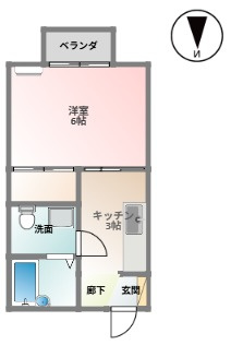 メゾンドアスティの間取り
