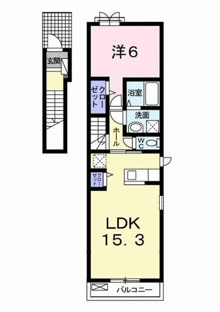 アリエッタの間取り