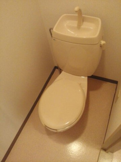 【トイレ】 | メゾンハッピーⅡ | コンパクトで使いやすいトイレです