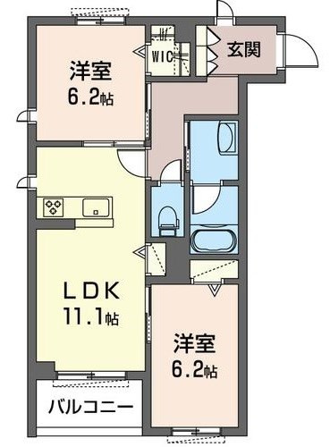 グランヴィータKの間取り