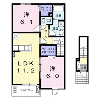 【間取り】 | ラッフィナート・Ｂ
