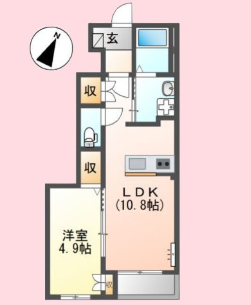 ルオント　ヴァロの間取り