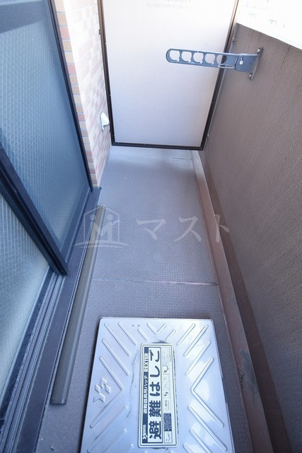 ジュネーゼグラン南堀江のバルコニー