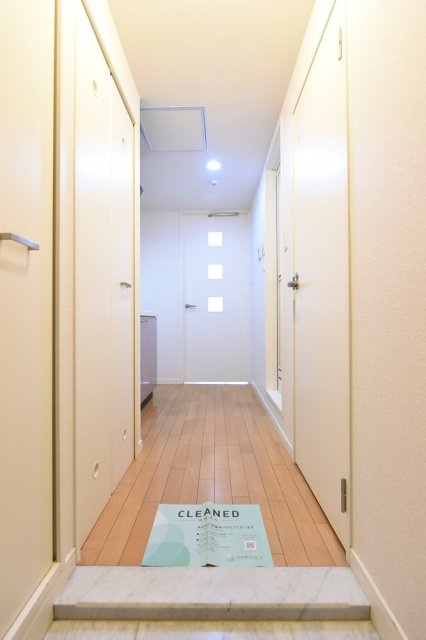 新宿区高田馬場１丁目の賃貸マンションの玄関